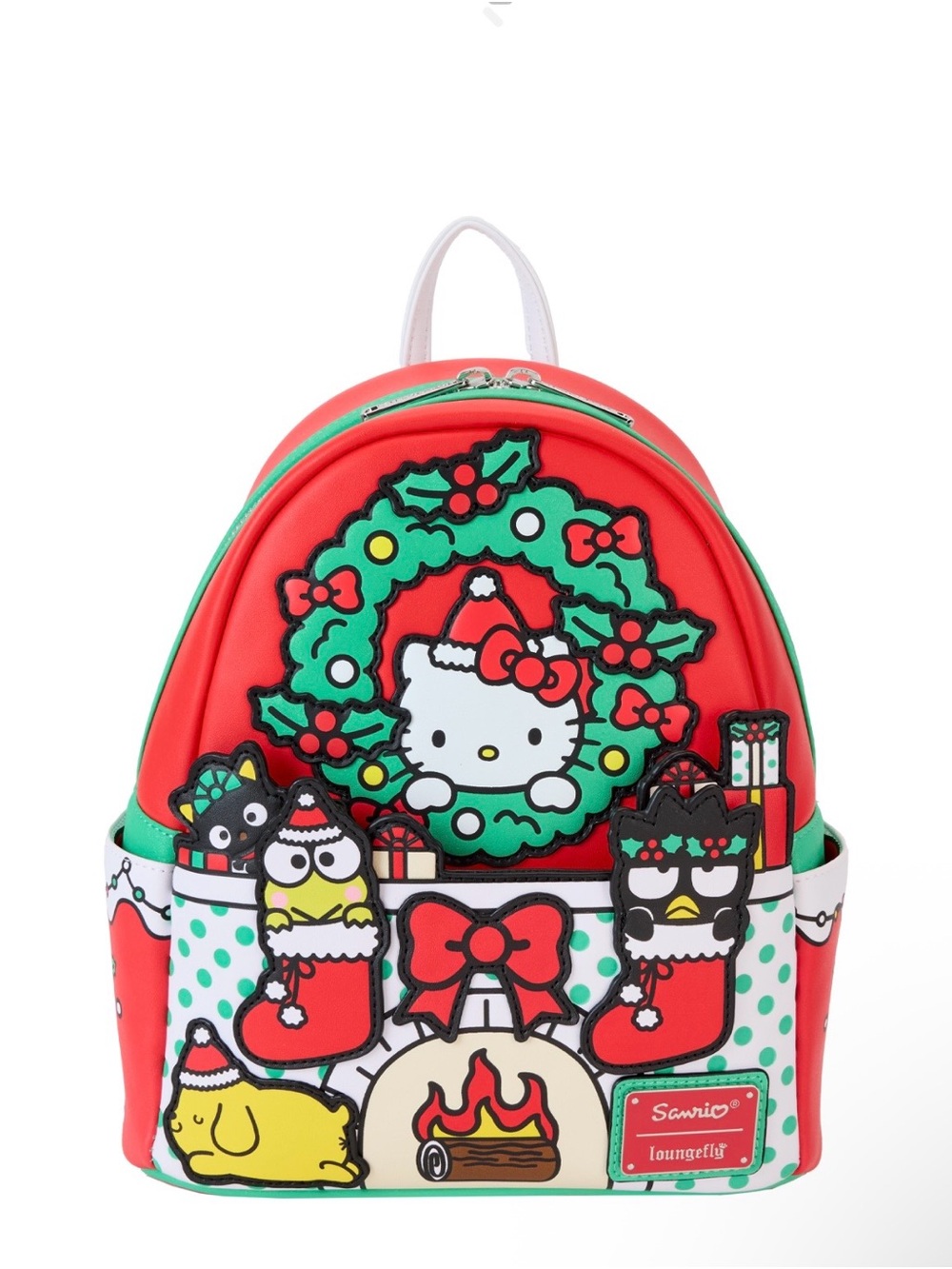 Loungefly Sanrio Hello Kitty & Friends Holiday Fire Place Mini Backpack